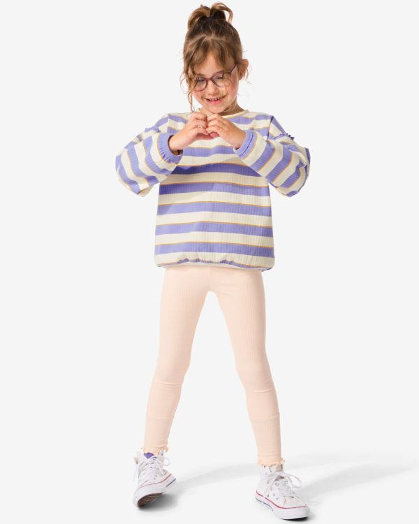 HEMA Kinderlegging Rib Roze (roze)