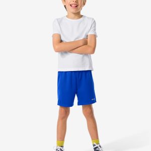 HEMA Kinder Sportbroek Kort Blauw (blauw)