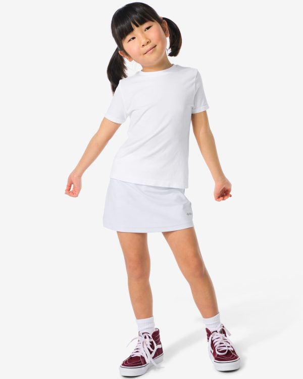 HEMA Kinder Sportrokje Met Legging Wit (wit)