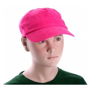 Fuchsia roze kleur kinder caps