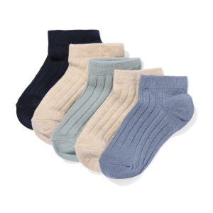 HEMA Kinder Enkelsokken Met Katoen - 5 Paar Donkerblauw (donkerblauw)