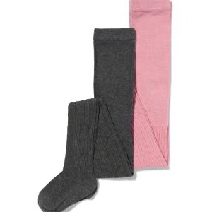 HEMA Kinder Maillots Met Katoen - 2 Paar Lichtroze (lichtroze)