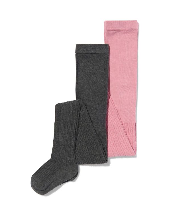 HEMA Kinder Maillots Met Katoen - 2 Paar Lichtroze (lichtroze)