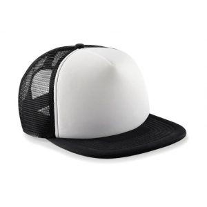 Zwart met witte vintage kinder snapback pet