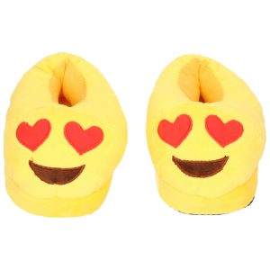 Emoticon sloffen hartjes ogen voor kinderen