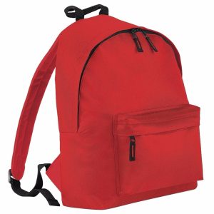 Fel rood rugtas reistas met voorvak 14 liter voor kinderen