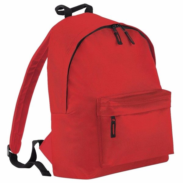 Fel rood rugtas reistas met voorvak 14 liter voor kinderen