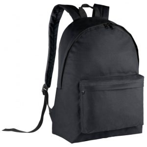 Zwarte rugtas voor kinderen 38 cm