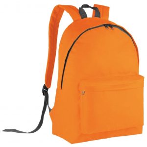 Oranje rugtas voor kinderen 38 cm
