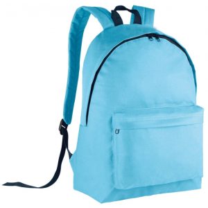 Lichtblauwe rugtas voor kinderen 38 cm