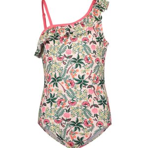 Just Beach Meisjes badpak - Floral - Tropical palm