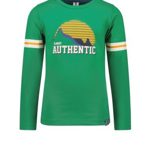 B.Nosy Jongens shirt print - Pine groen