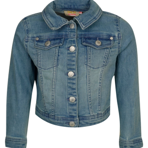 Someone Meisjes jas - Delphine-SG-62-U - Denim blauw