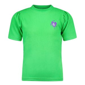 B.Nosy Meisjes t-shirt - Vajen - Helder groen