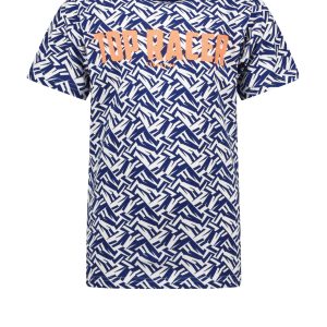 Tygo & Vito Jongens t-shirt AOP grafisch - Sporty blauw