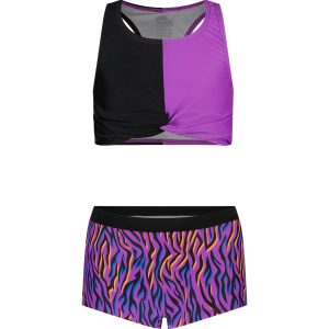 Just Beach Meisjes bikini twist it - Funky zebra