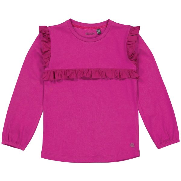 Quapi Meisjes shirt - Alessa - Paars rouge