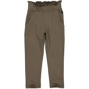 LEVV Little Meisjes broek - Bowien - Groen blaadjes
