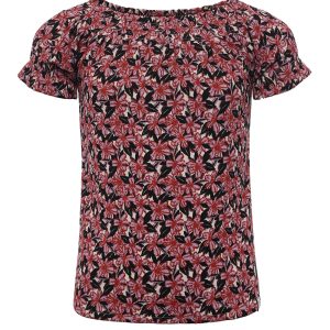 LOOXS 10sixteen Meisjes top crinkle - Hawaii bloemen
