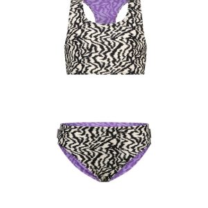 B.Nosy Meisjes reversibel bikini - Zebra Banana