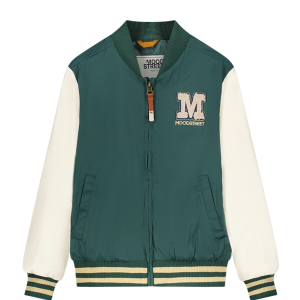 Moodstreet Jongens zomerjas bomber - Flessen groen