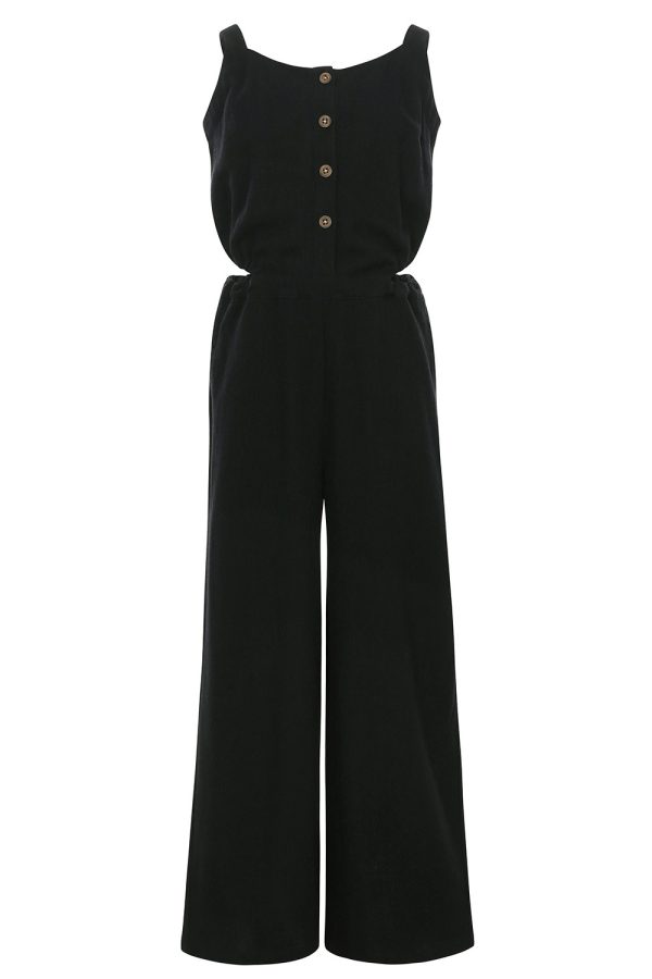 LOOXS 10sixteen Meisjes jumpsuit - Zwart