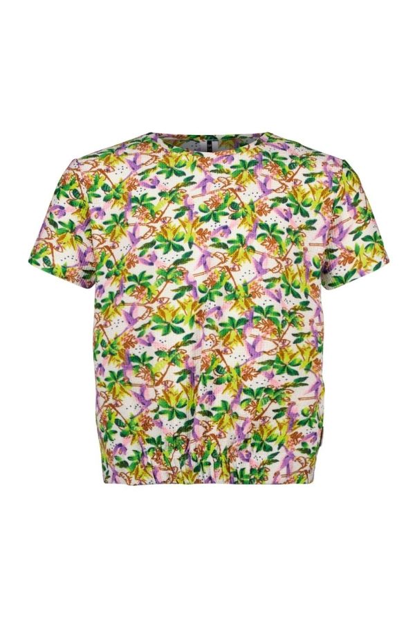 B.Nosy Meisjes t-shirt - Gina - Glossy AOP