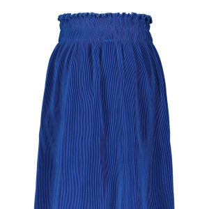 Like Flo Meisjes maxi rok plisse - Kobalt