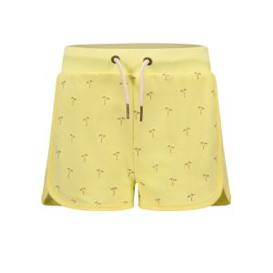 Like Flo Meisjes sweat short - Zacht geel