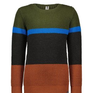 B.Nosy Jongens sweater groen - Roan - Gingerbread