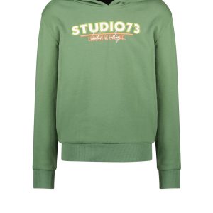 Tygo & Vito Meisjes sweater - Selma - Olijf groen