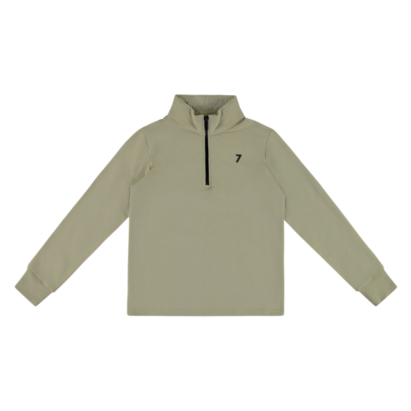 Lucky No. 7 Jongens sweater - Cement
