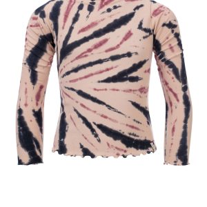 LOOXS 10sixteen Meisjes t-shirt tie-dye - Gestreept Mimosa