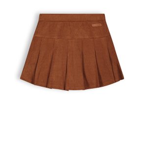 NoNo Meisjes plooi rok - Nema - Puppy bruin