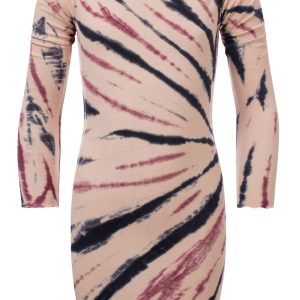 LOOXS 10sixteen Meisjes jurk tie-dye - Gestreept Mimosa