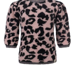LOOXS 10sixteen Meisjes trui gebreid - Bleek roze