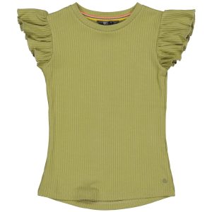 Quapi Meisjes t-shirt - Belize - Cedar groen