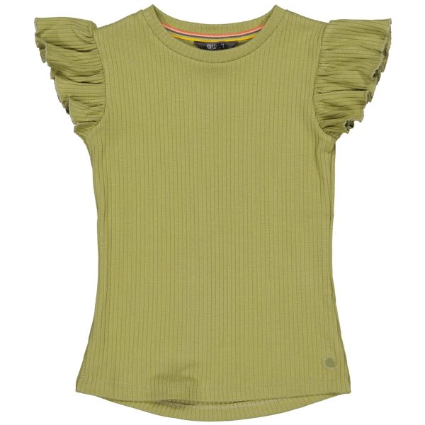 Quapi Meisjes t-shirt - Belize - Cedar groen