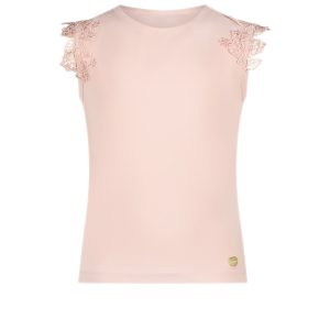 Le Chic Meisjes t-shirt bloemen - Nooshy - Baroque roze