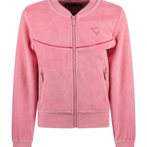 MAYCE Meisjes velvet vest - Roze
