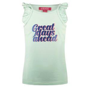 MAYCE Meisjes top - Mint groen