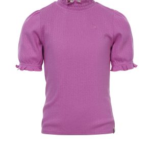 LOOXS Little Meisjes t-shirt - Paars fuchsia