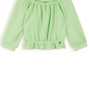 NoNo Meisjes top fancy - Knew - Spring groen