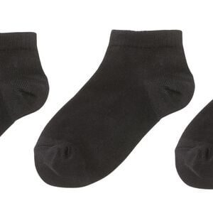 HEMA HEMA Kinder Enkelsokken Met Katoen - 5 Paar Zwart (zwart)