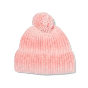 HEMA HEMA Kinder Beanie Pompon Roze (roze)