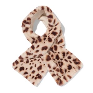 HEMA HEMA Kindersjaal Nepbont Luipaard