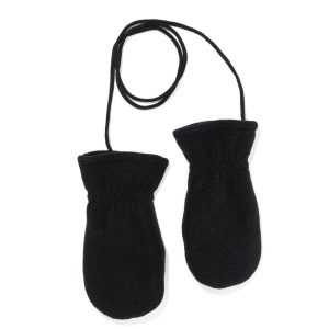 HEMA HEMA Kinderwanten Fleece Zwart (zwart)