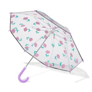 HEMA HEMA Kinderparaplu Ø65x57cm Transparant