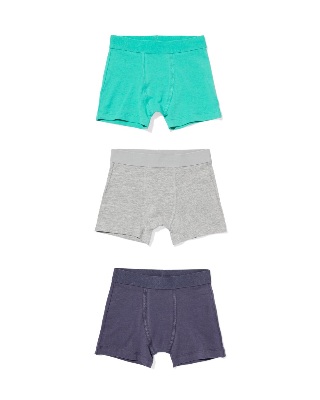 HEMA HEMA Kinderboxers Effen - 3 Stuks Groen (groen) 1 HEMA HEMA Kinderboxers Effen - 3 Stuks Groen (groen)