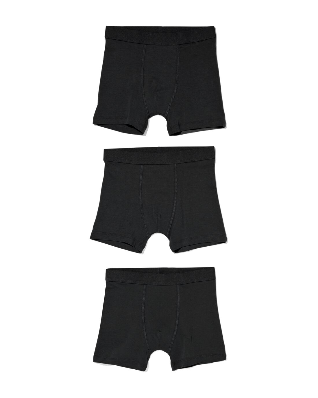 HEMA HEMA Kinder Boxers Katoen/stretch - 3 Stuks Zwart (zwart) 1 HEMA HEMA Kinder Boxers Katoen/stretch - 3 Stuks Zwart (zwart)